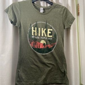 Hike Because People Suck Funny shirt